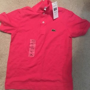 Authentic Lacoste shirt NWT. **FLASH SALE**
